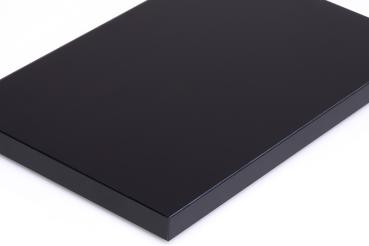 Preview: Magnetische Platte Black TopMatt Antifingerprint 18,4 mm